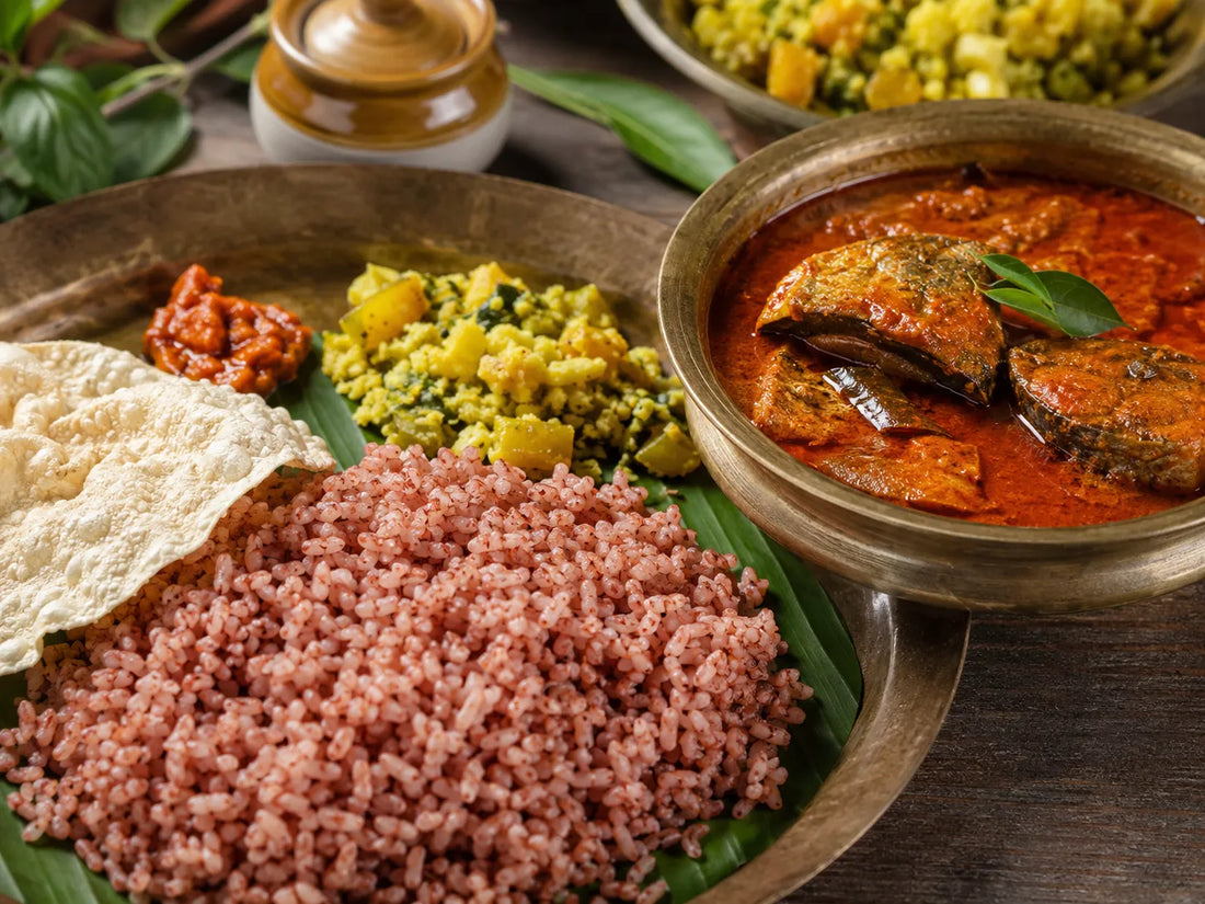 Dhaara Foods Kerala Matta Rice: Traditional Kerala Red Rice