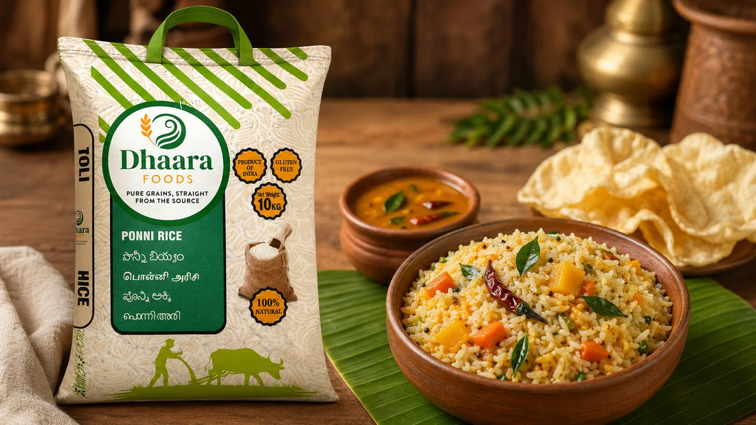 Ponni Boiled Rice: A Traditional Tamil Rice for Everyday Meals