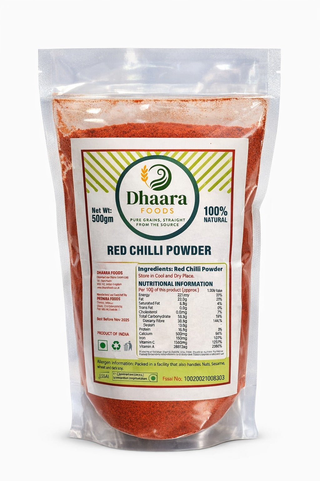 Dhaara Red Chilli Powder UK