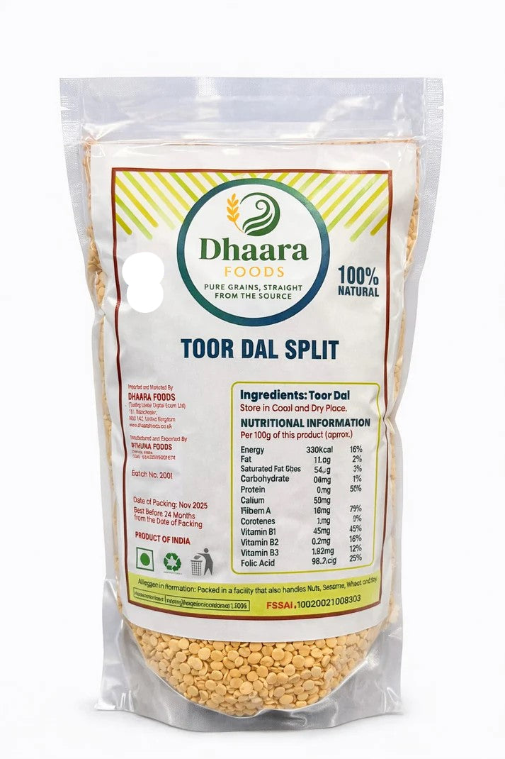 Indian Dals 1kg – Toor, Moong, Masoor, Urad and Chana Dal UK