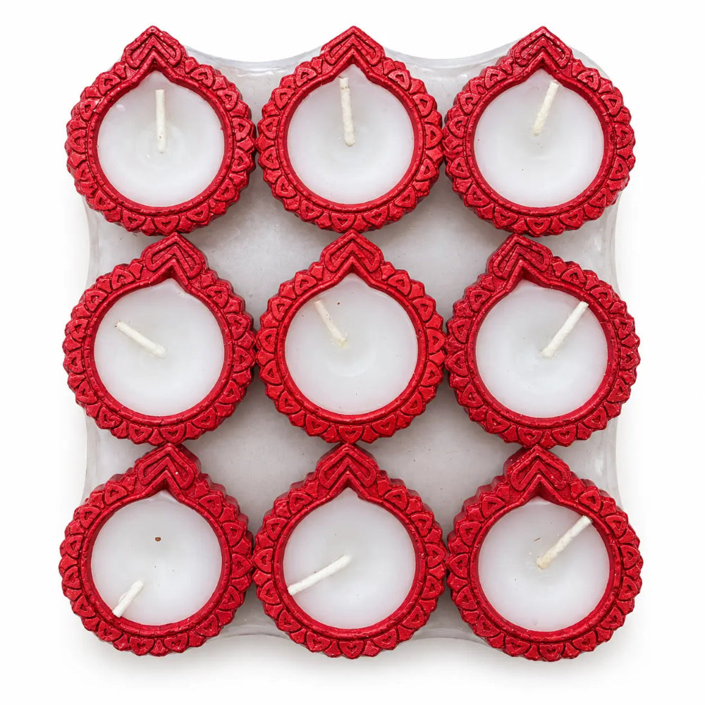 Diwali diyas wax filled