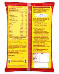 Bambino Roasted Vermicelli 400g ingredients nutrition and allergen information