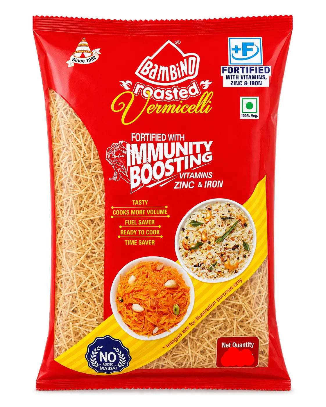 Bambino Roasted Vermicelli 400g ready-to-cook packet