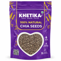 Khetika 100% Natural Chia Seeds 200g pack