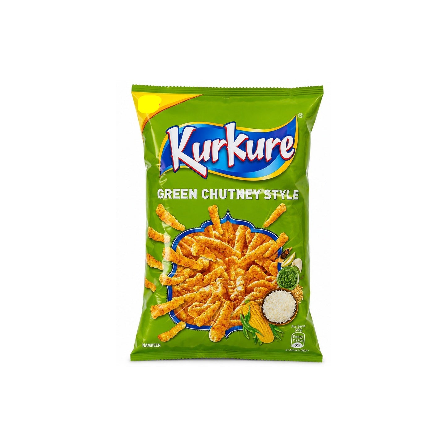 Kurkure Green Chutney Style crunchy snack
