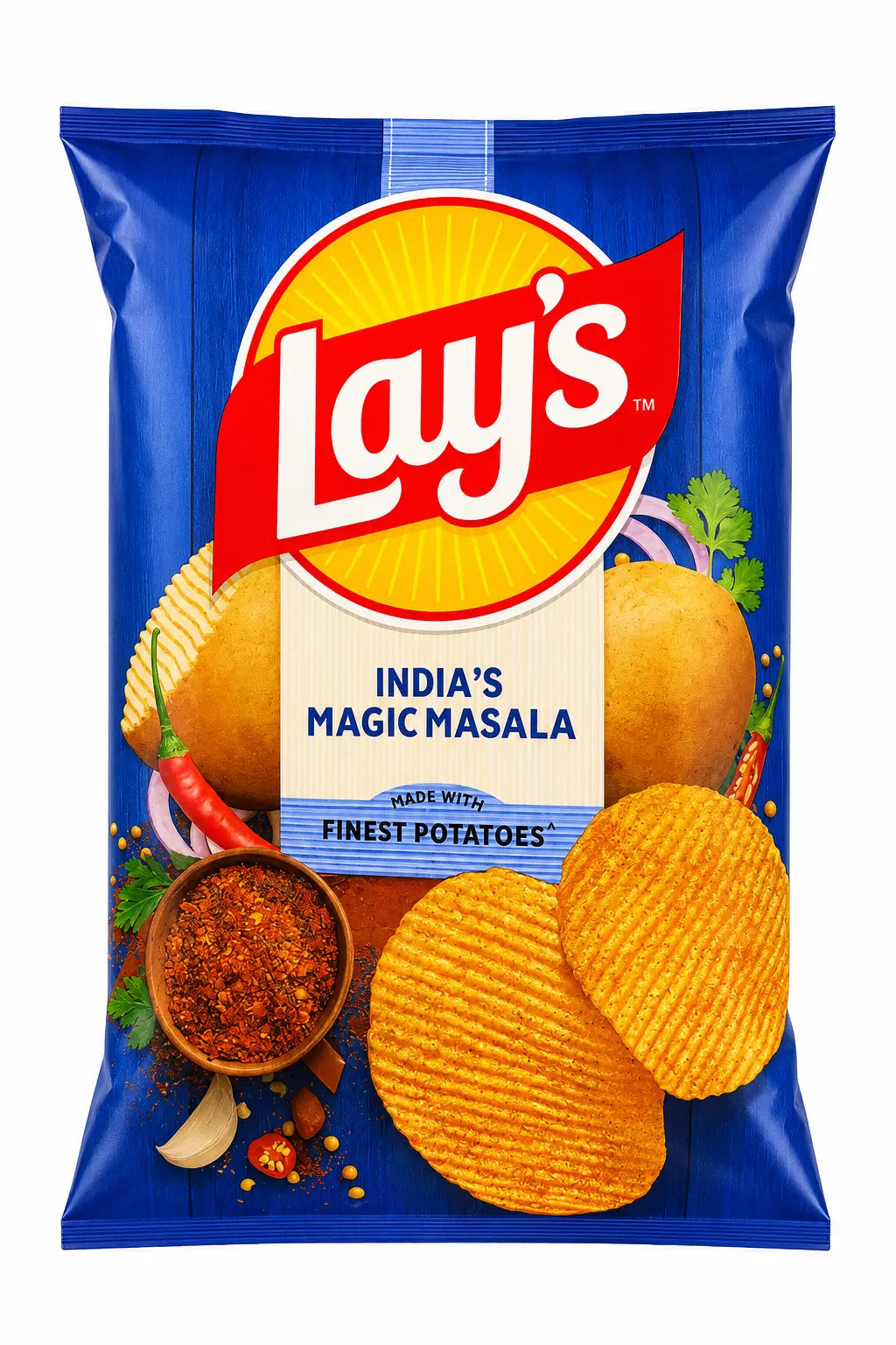 Lay’s India’s Magic Masala potato crisps packet