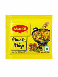 Maggi Masala-e-Magic 6g single seasoning sachet front
