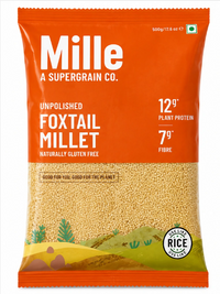 Mille Unpolished Foxtail Millet 500g front pack