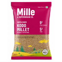Mille Unpolished Kodo Millet 500g front pack