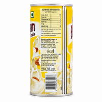 MTR Badam Drink 180ml can showing nutrition information