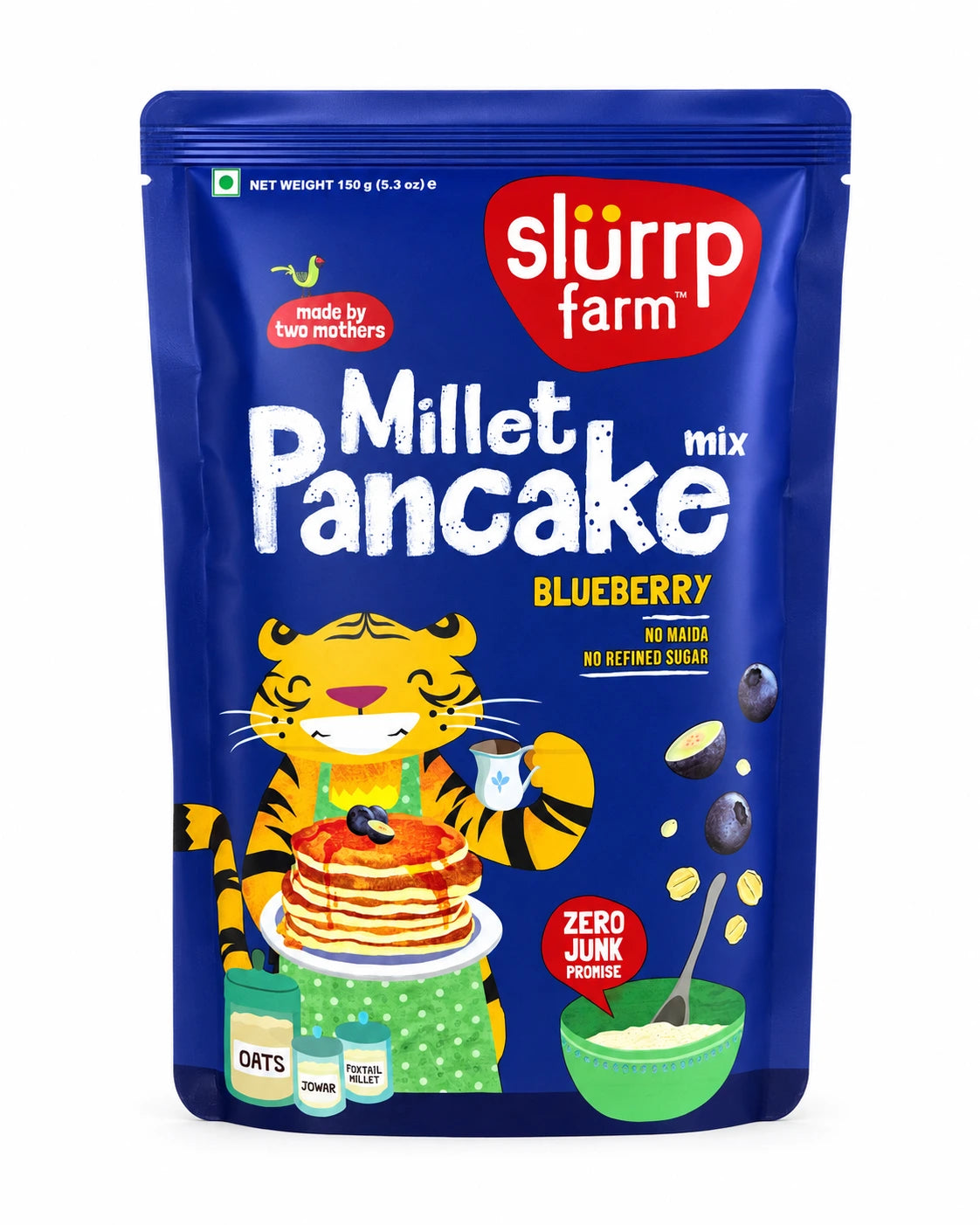Slurrp Farm Blueberry Millet Pancake Mix 150