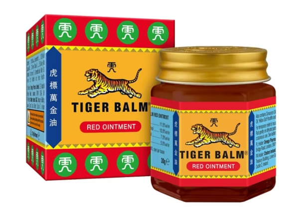 Tiger Balm Red 21ml traditional herbal balm for external massage use