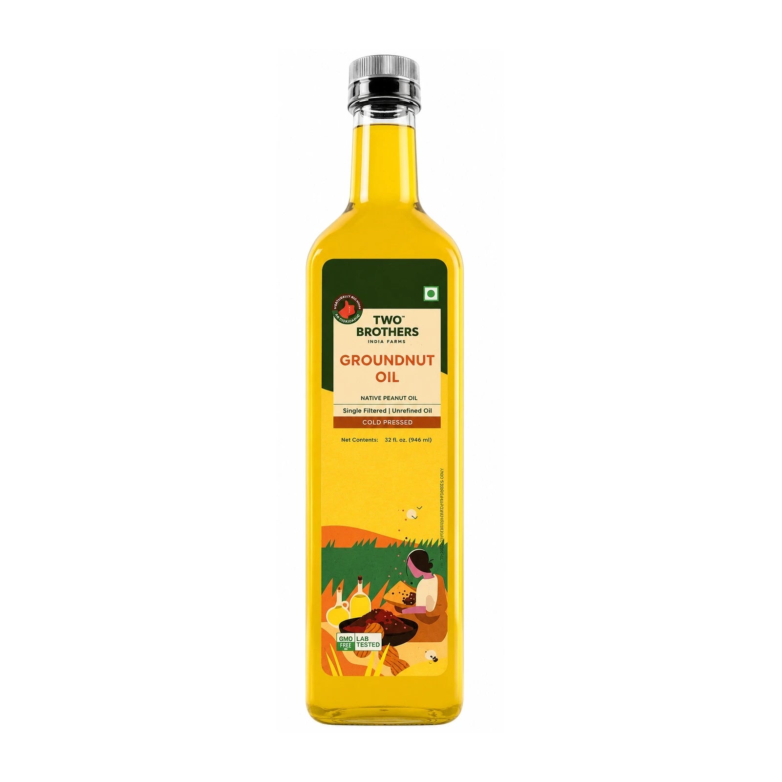 Two Brothers cold-pressed groundnut oil 