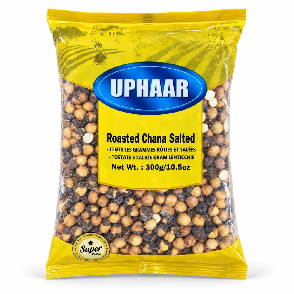 Uphaar salted roasted chana 300g front of pack